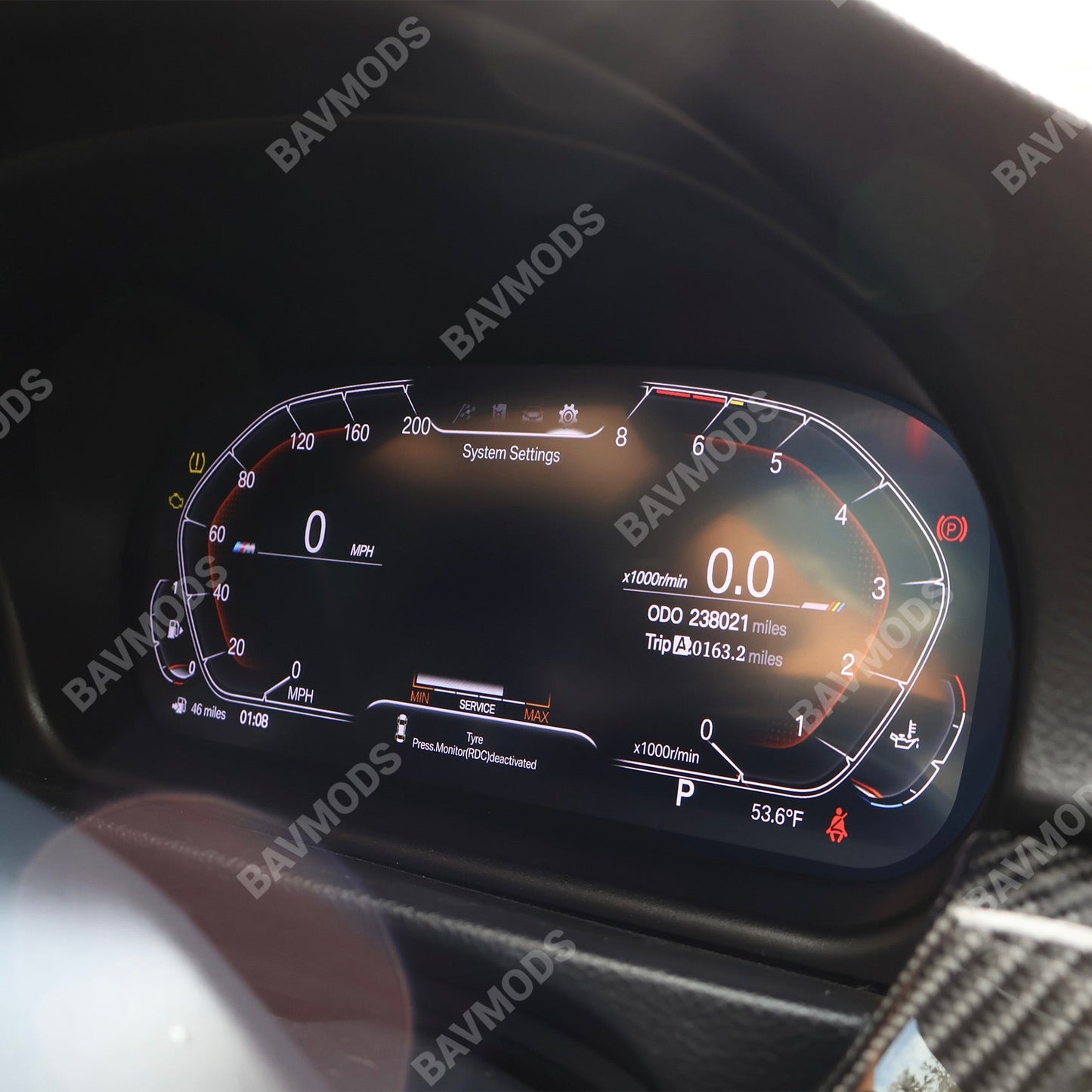 BAVMODS® 1 2 3 4 5 6 7 X Z Series Digital Dashboard Gauge Cluster | E90 E91 E92 E93 F30 F32 F34 F36 E60 E61 E81 E82 E87 E88 E89 Z4 M3 M4 M5 328i 335i M3