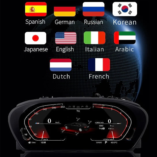 BAVMODS® 1 2 3 4 5 6 7 X Z Series Digital Dashboard Gauge Cluster | E90 E91 E92 E93 F30 F32 F34 F36 E60 E61 E81 E82 E87 E88 E89 Z4 M3 M4 M5 328i 335i M3
