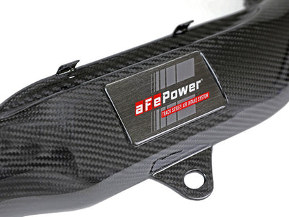 aFe Track Series Stg 2 Carbon Fiber Intake w/Pro 5R Media 15-20 BMW M3/M4(F80/82/83) L6-3.0L(tt) S55