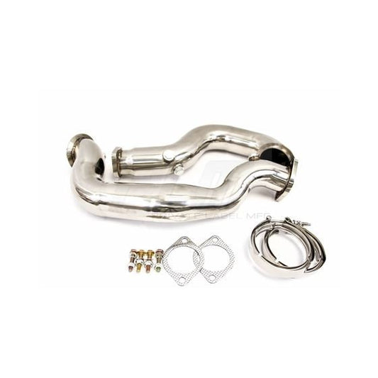 Private Label MFG. Power Driven BMW 135i / 335i ( N54 ) Catless Downpipe  PLM-BMW-N54-DP